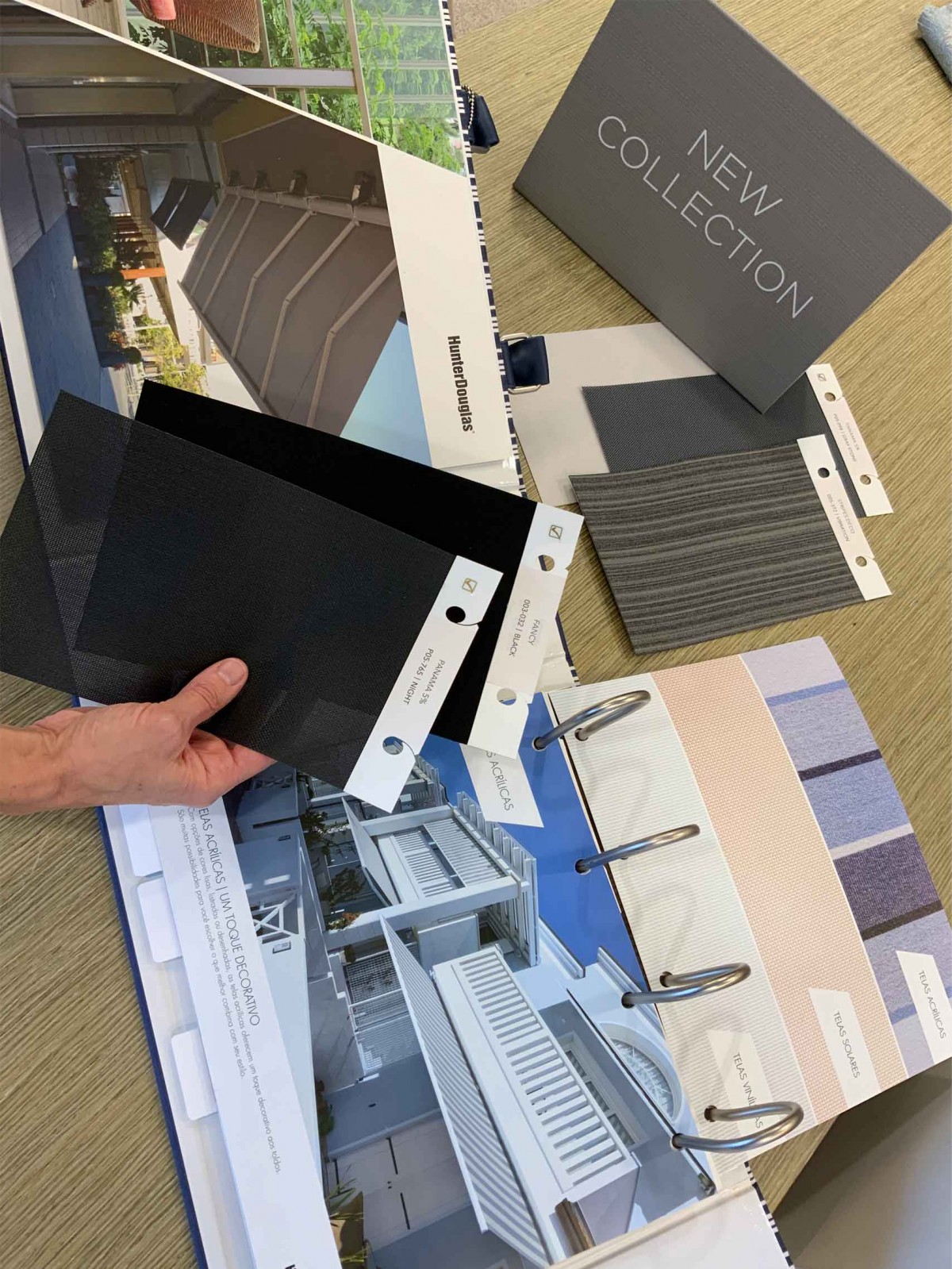 YOU CAN ALREADY FIND HUNTER DOUGLAS RETRACTABLE AND VERTICAL AWNINGS IN OUR SHOWROOM